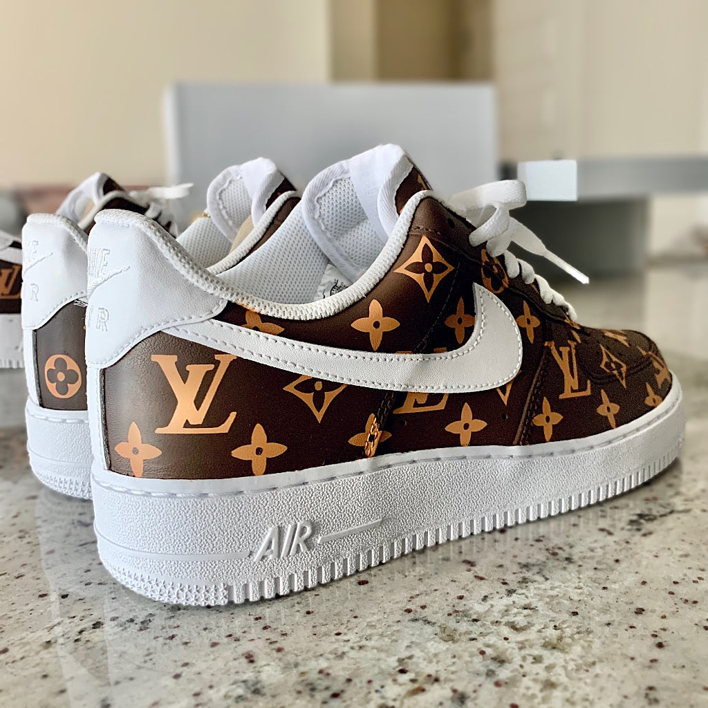 Louis Vuitton Nike Air Force 1 custom AF1 Low LV