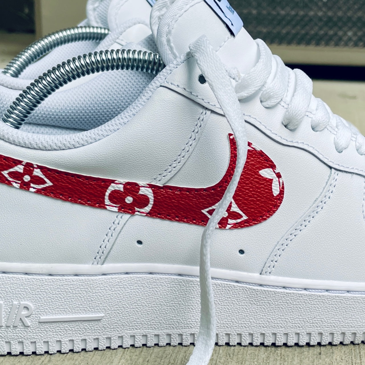 LV Supreme AF1 Sneakers