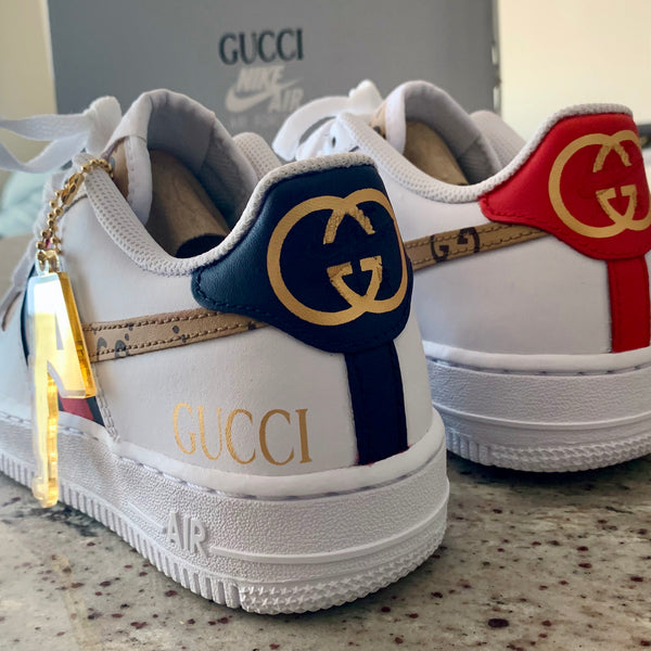 Gucci Nike Air Force 1 custom AF1 Low GG