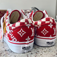 Supreme LV Vans Old Skool CB Louis Vuitton Custom