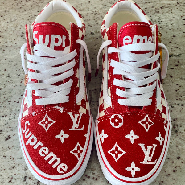 Vans Old Skool Louis Vuitton x Supreme (custom)