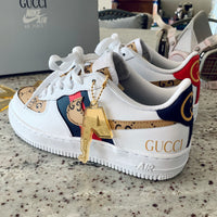 Nike Air Force 1 custom : GUCCI GANG - Black Dioniso + LB